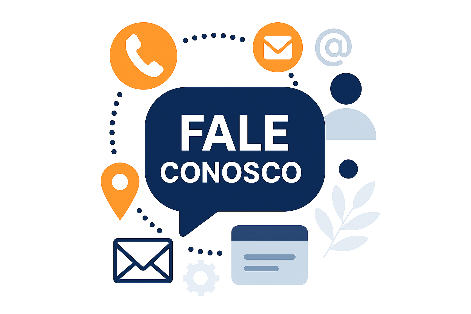 Ilustração de Contato